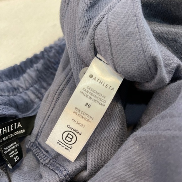 NWT Athleta Farallon Printed Jogger Plus Size 20 - Picture 7 of 8